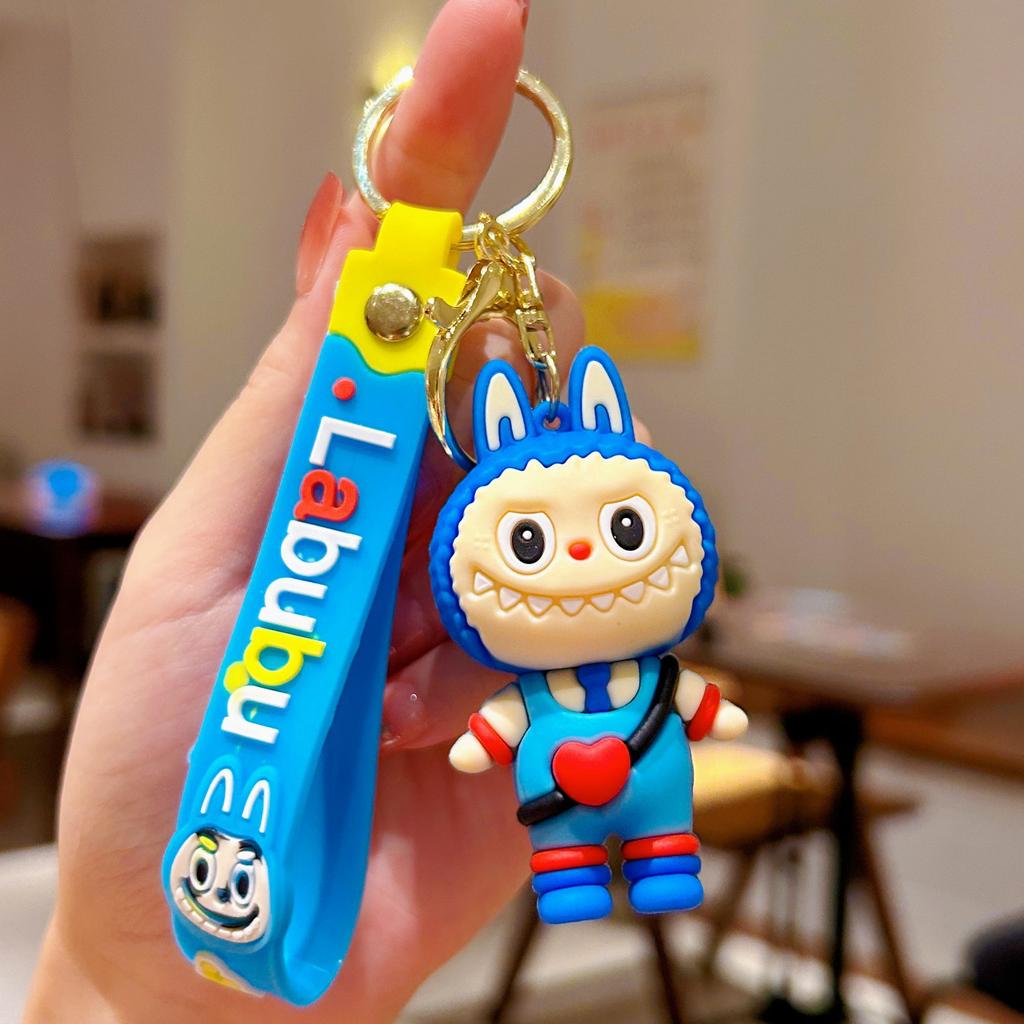 Cartoon Sheep Keychain Pendant Cute Doll Backpack Car Key Chain Ring Gift
