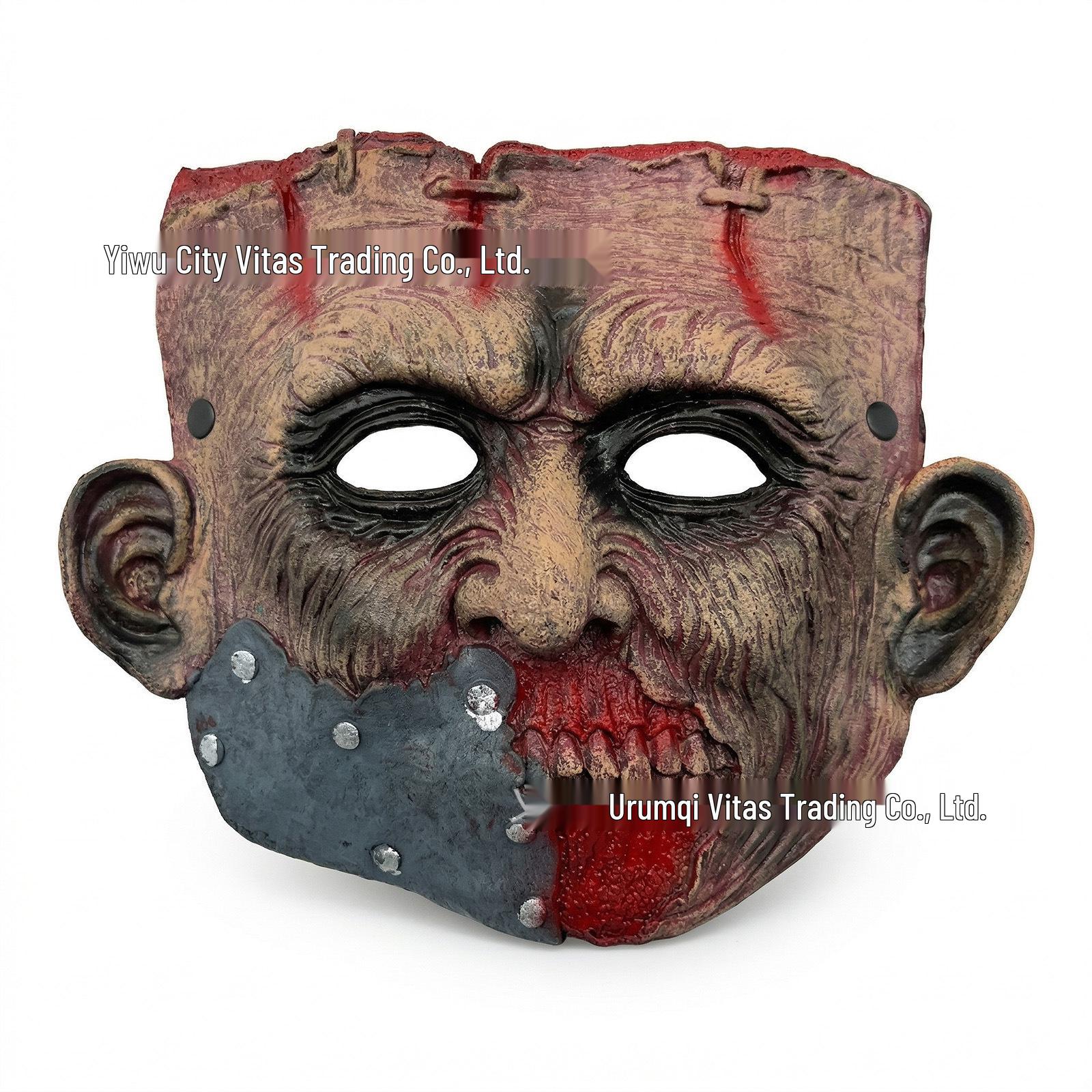 3D PU Cross Zombie Mardi Gras Halloween Horror Mask