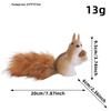 Love of the Port Cross-border Foam Squirrel Desktop Ornament: Creative Christmas Squirrel Pendant Decoration