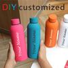 500ML Thermos Customized Print Your Name Stainless Steel Soft Touch Water Bottle Vacuum Flask Creative Gift