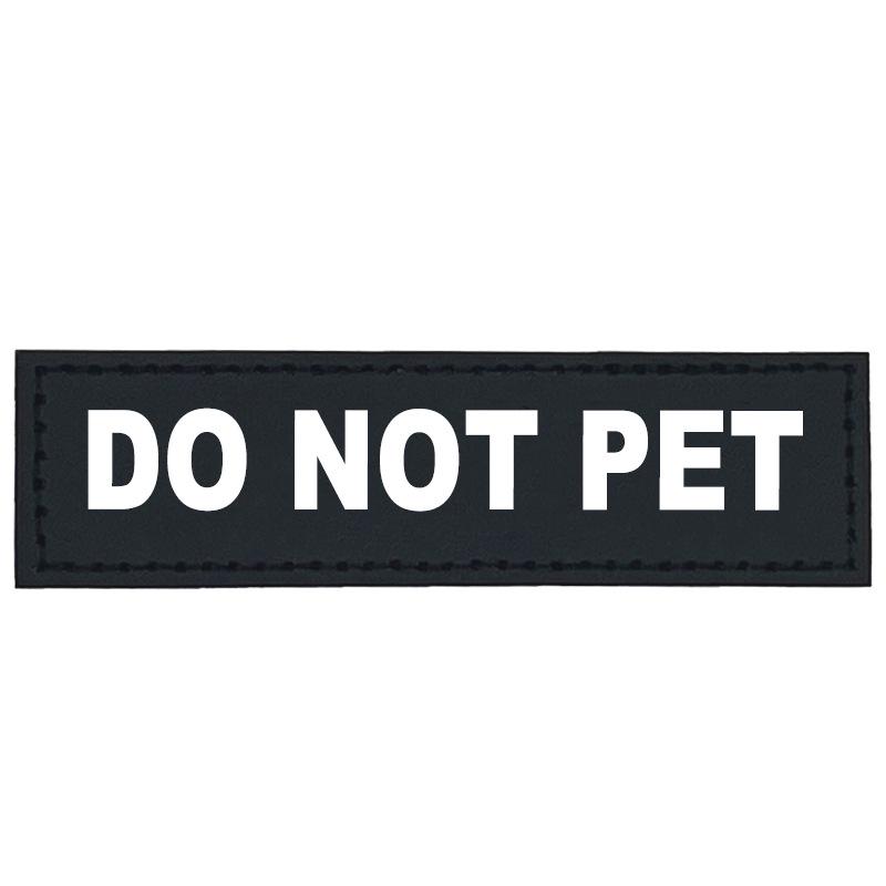 Ham pentru câine K9 Cross-Border cu etichetă ID anti-pierdere cu velcro și opțiuni de gravare.