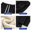 JEEP SPIRIT Men's Winter Fleece-Lined Straight-Leg Casual Pants
