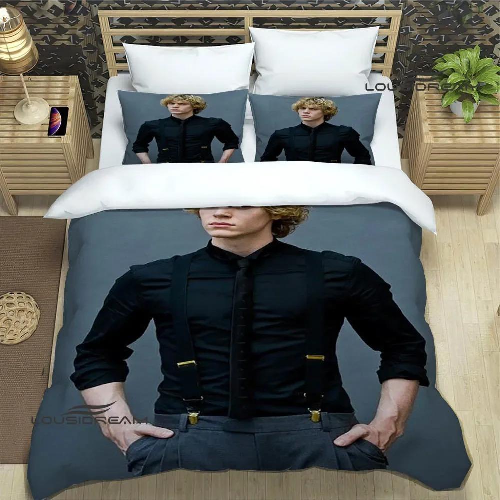 3D Evan Peters Pattern Bedding Sets Exquisite Bed Supplies Set Duvet Cover Bed Comforter Set Bedding Set Luxury Birthday Gift