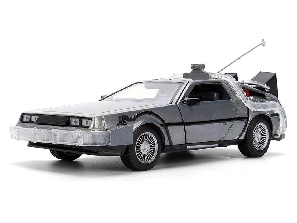 JADA TOYS Maßstab Zurück in die Zukunft 40. Jubiläum DeLorean Zeitmaschine LKW Paket Hollywood Rides 1/24 [Gebraucht]