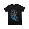 European Sizes Men's Vintage Detroit Football Graphic T-Shirt - Black Crew Neck Streetwear Tee - Shirt for Everyday & Game Day