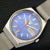 AUTOMATIC VINTAGE SEIKO 5 JAPAN 6309A MENS BLUE COLOR DIAL WATCH a702622-1 R209-a702622