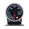 52MM Smoke Lens Turbo Pressure Gauge 2Bar Boost Gauge With Electronic Sensor Boost Sensor 7 Colors Backlight For Car Truck 12V