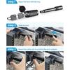 Kohree Trailer Hitch Lock 5/8 Inch, Hitch Pin Lock for Class III IV 2 Inches and 2-1/2 Inches Receiver, Locking Hitch Pin Tow Hitch Lock with Key,
