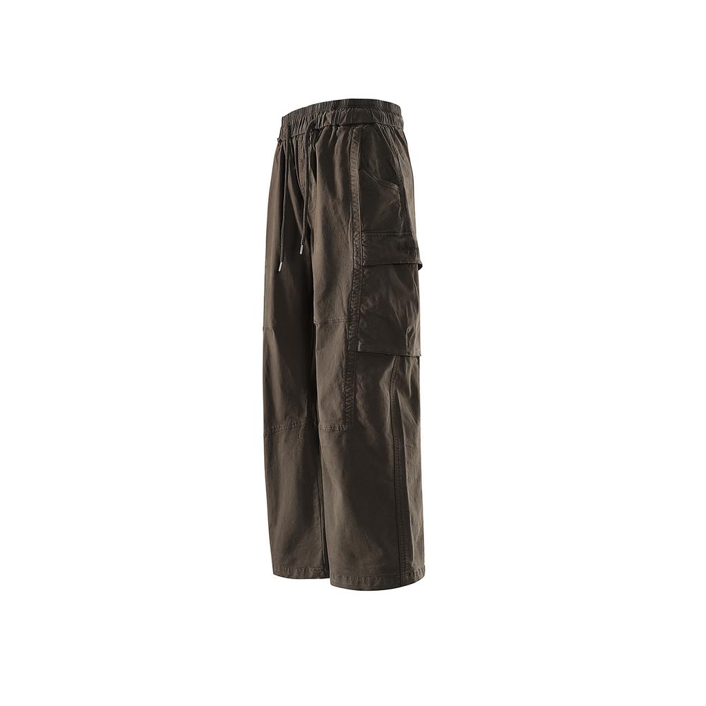 Men's new loose casual simple straight tooling trousers with multiple pockets