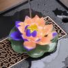 Hand Pinched Lotus Tea Pet Ceramic Color Changing Sculpture Chinese Style Artwork for Home Office Desk Decor Gift