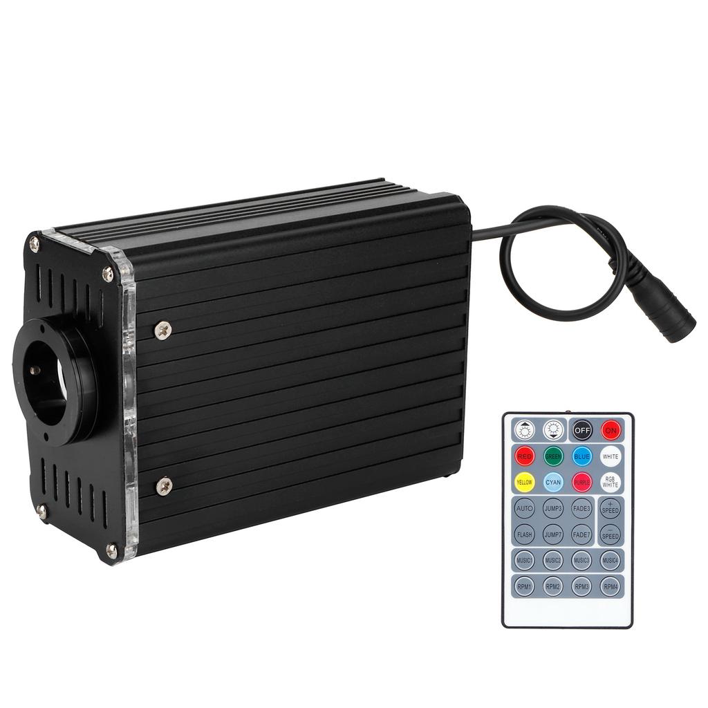 RGBW Fiber Optic Light 19W Remote Control Ceiling Lighting for KTV Bar Decoration 0.75mm x 2mEU