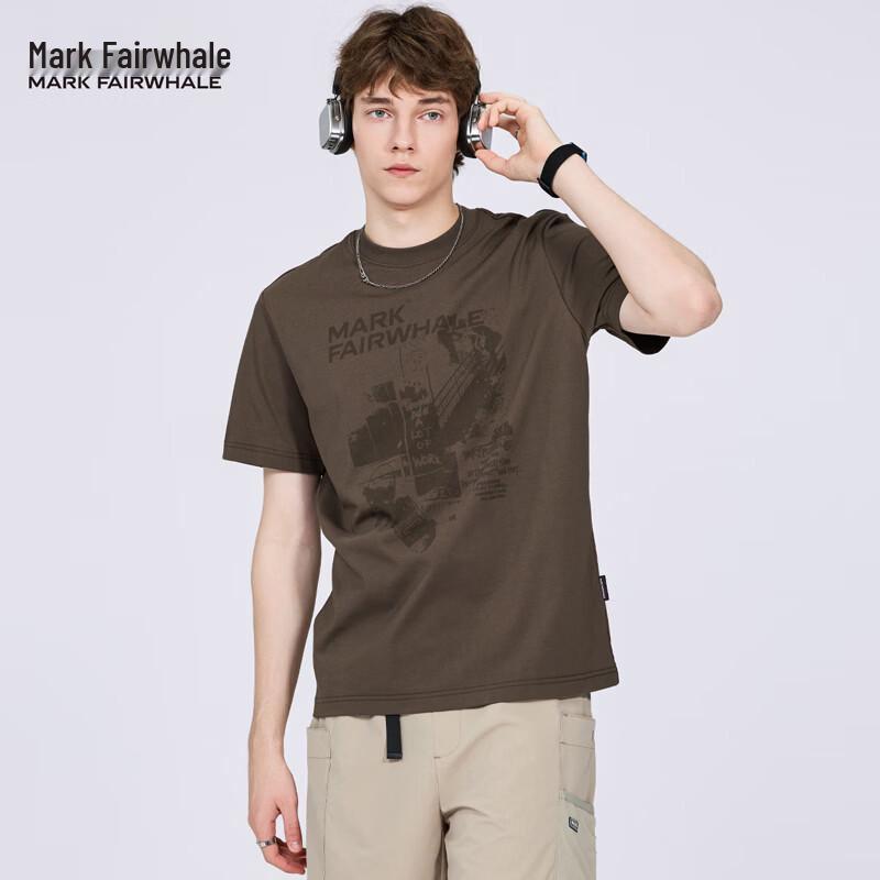 Mark Fairwhale Men s Ice Oxygen Bar Printed Crew Neck T-Shirt XXL