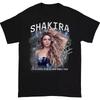 Maglietta da Viaggio Shakira Retro Americana Unisex da Donna Estate Nuova Moda Retro Unisex e Abbigliamento Streetwear da Donna