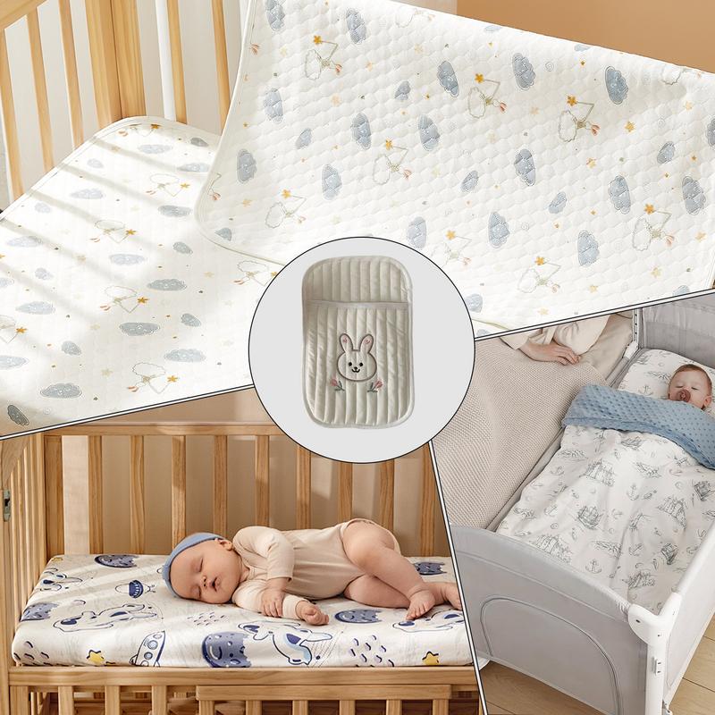 Baby Bag Organizer Multi-pocket Bed Storage Pouch Bedside Pocket Hangable Diaper Storage Organizer Crib Organizer For Bedside