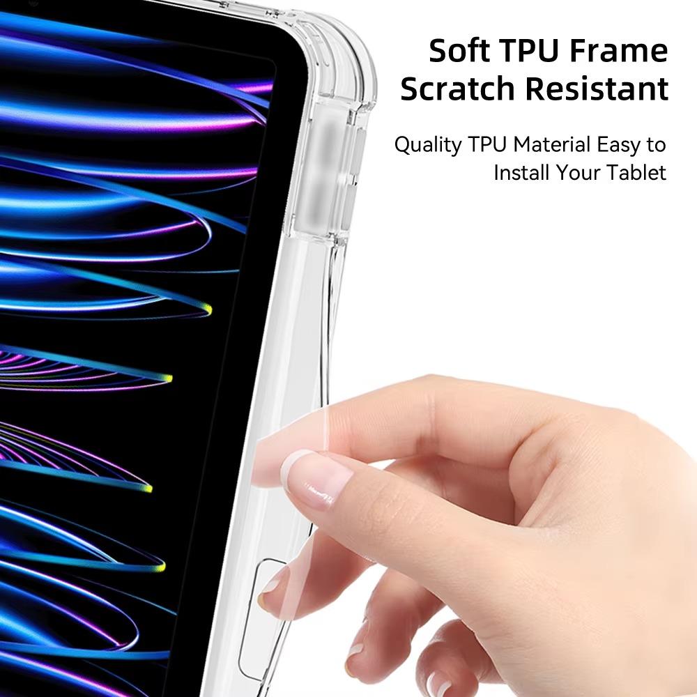 For iPad Air 11 Case iPad 10th Generation 11th A16 9th Cover Gen iPad Pro11 4 5 10.9in 12.9 M2 M3 M4 Pencil Holder Case