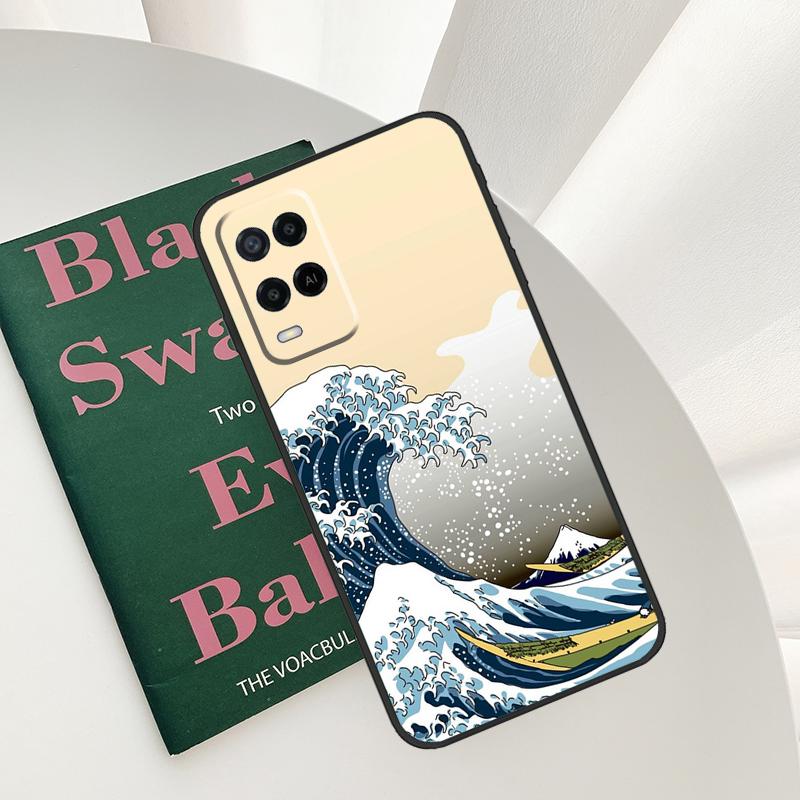 Great Wave Off Kanagawa Japan For OPPO A98 A78 A18 A38 A58 A5 A6 Pro A15 A17 A57 A16 A76 A96 A54 A74 A94 A40 A60 A80 Case