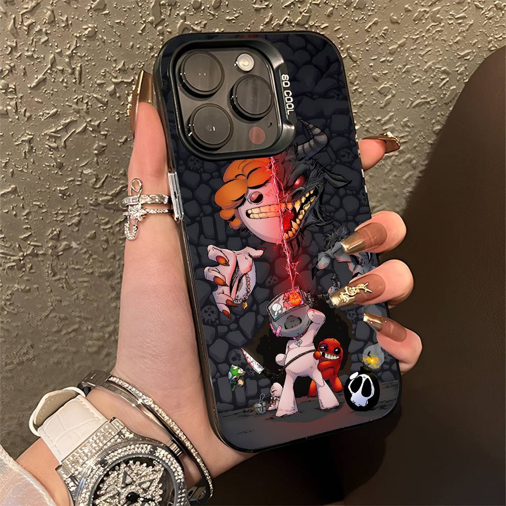 The B-Binding of I-Isaac Phone Case For iPhone 15,12,11,14,13,16,17,E,Max,Plus,Air,Pro,Mini Shockproof Cover