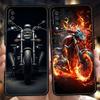 Motorcycle Phone Case for Samsung Galaxy A24 A25 A34 A22 A12 A14 A02 A03 A05 A70 A50 A10 A20 5G Silicone Cover Shell Capas Bags