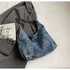 2025 Neue Denim-Tasche Damen Lässig Vielseitige Achseltasche Leicht Einfache Umhängetasche