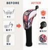 Nomadra Botanical Floral Golf Wood Headcovers with Number Tags, 3-Piece Set