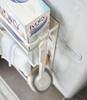 Yamazaki Washing Machine Side Magnetic Storage W28 x D11 x Plate Laundry Laundry 3309 (Yamazaki Industries) Rack, White, Approx. H67cm, Design, Rack,