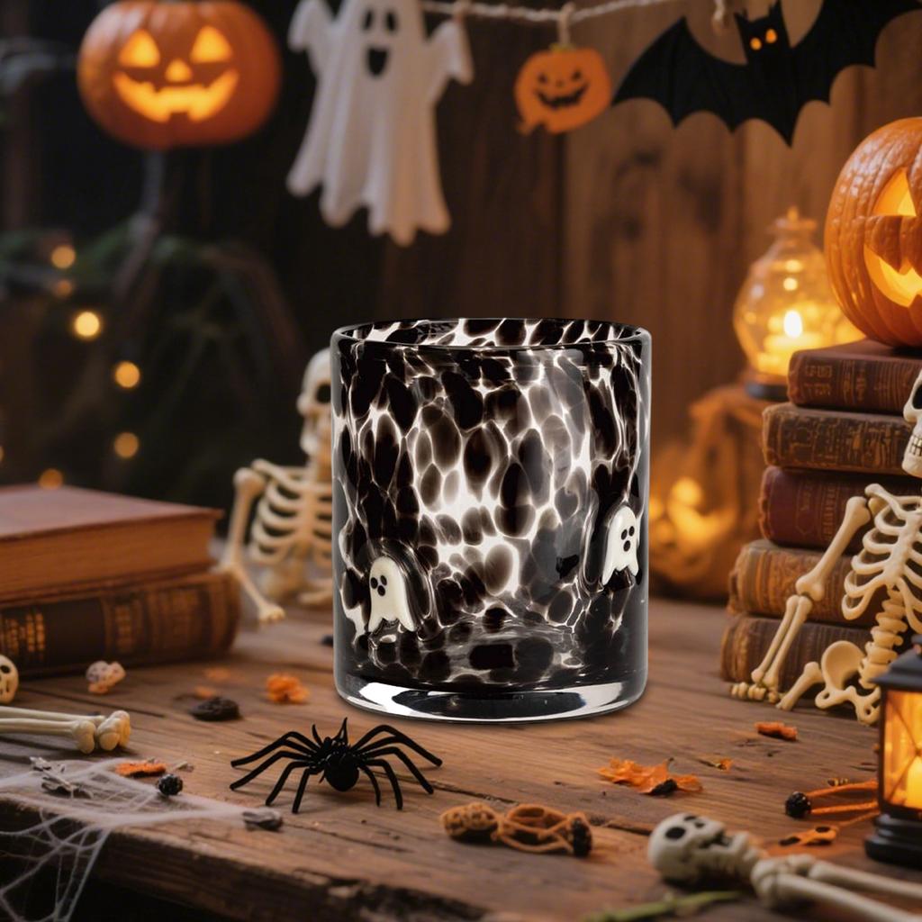 Halloween Glasskopper Juiceglass Old Fashioned Håndblåste Drikkeglass Søte Skumle Drikkeglass Gaveeske Til Halloweenfest