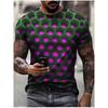 2023 New Men's Unisex Tee T Shirt 3d Print Graphic Optical Illusion Round Neck Casual Short Sleeve Tops Streetwear Man's Tshirt