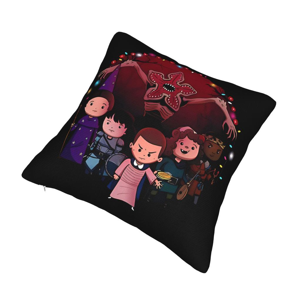 1Pc Retro Sci-Fi Character Collage Polyester Throw Pillow Cover 2D Double-Sided Print, Decorative Cushion Case For Bedroom Livin