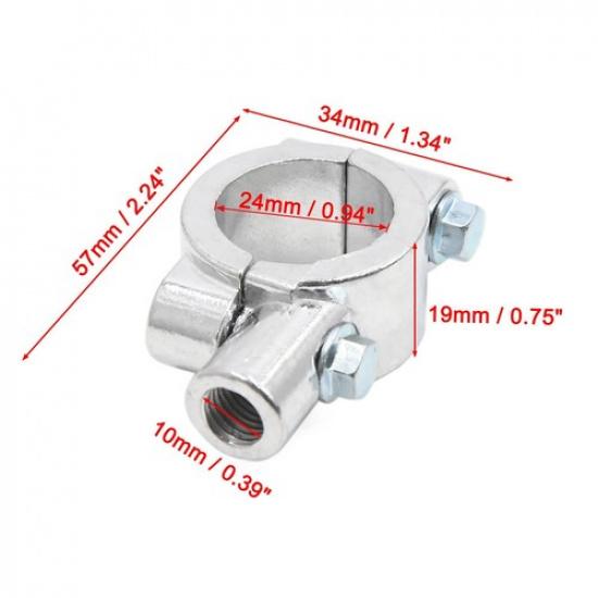 Para Uchwytów Lusterek Motocyklowych na Kierownicę z Gwintem 10 mm i Średnicą 1 cala