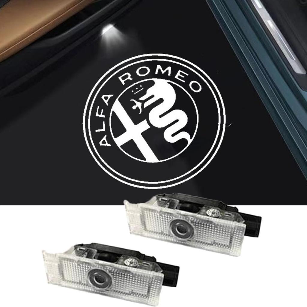 Aohong 2 ks Osvětlení dveří, uvítací světlo, zdvořilostní světlo, laserové logo světlo LED