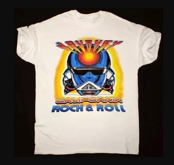 Vintage 1983 Journey Frontiers World Tour Band Short Sleeve T-shirt size S-5XL S