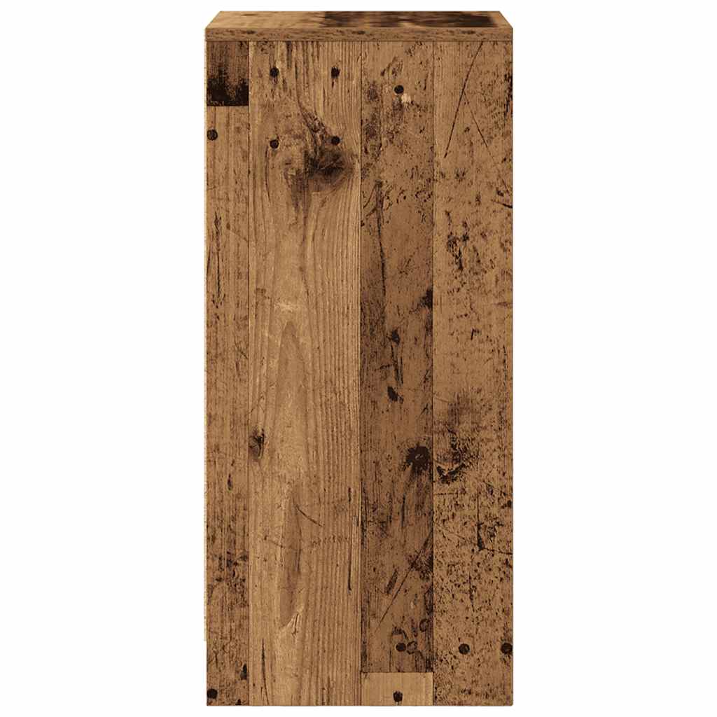 Sideboard with Rustic Wood Effect 29.5 x 34 x 76 cm Engineered Wood