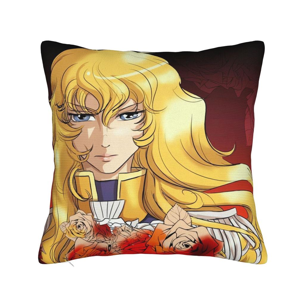 The Rose Of Versailles Pillow Cover  Soft Cushion Cover Funny Pillow Case For Sofa Bedroom Home Decor