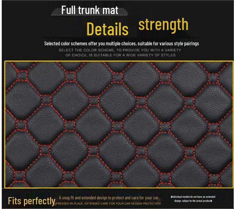 Xingyuan UP Car-Specific Interior Modification Trunk Mat (Compatible with Aftermarket Body Kit)