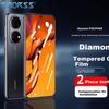 Smorss [2-Pack] Tempered Glass Screen Protector for Huawei P50, Full Coverage HD Anti-Scratch Anti-Fingerprint Glass Film for Huawei P50E, Black