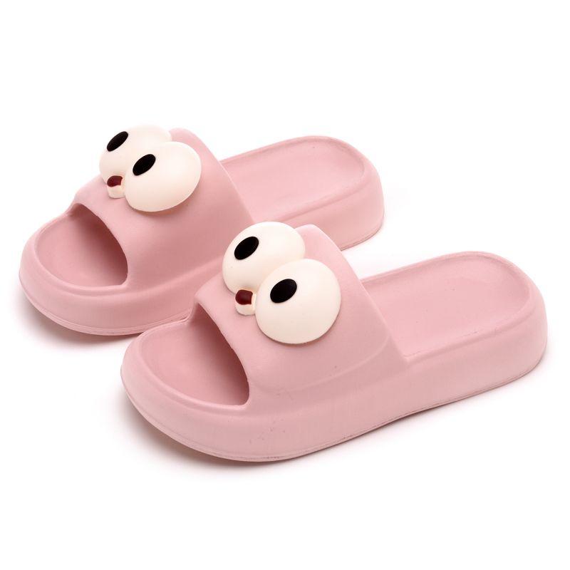 Women Thick-Soled Slide Sandals  Summer Beach Flip-Flops Fashionable Outdoor Slip-On Sandals Versatile Sandals for Women