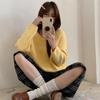 Autumn and Winter New Design Round Neck Linked Pullover Sweater Women Wear Gentle Lazy Wind Knitted Sweater Top