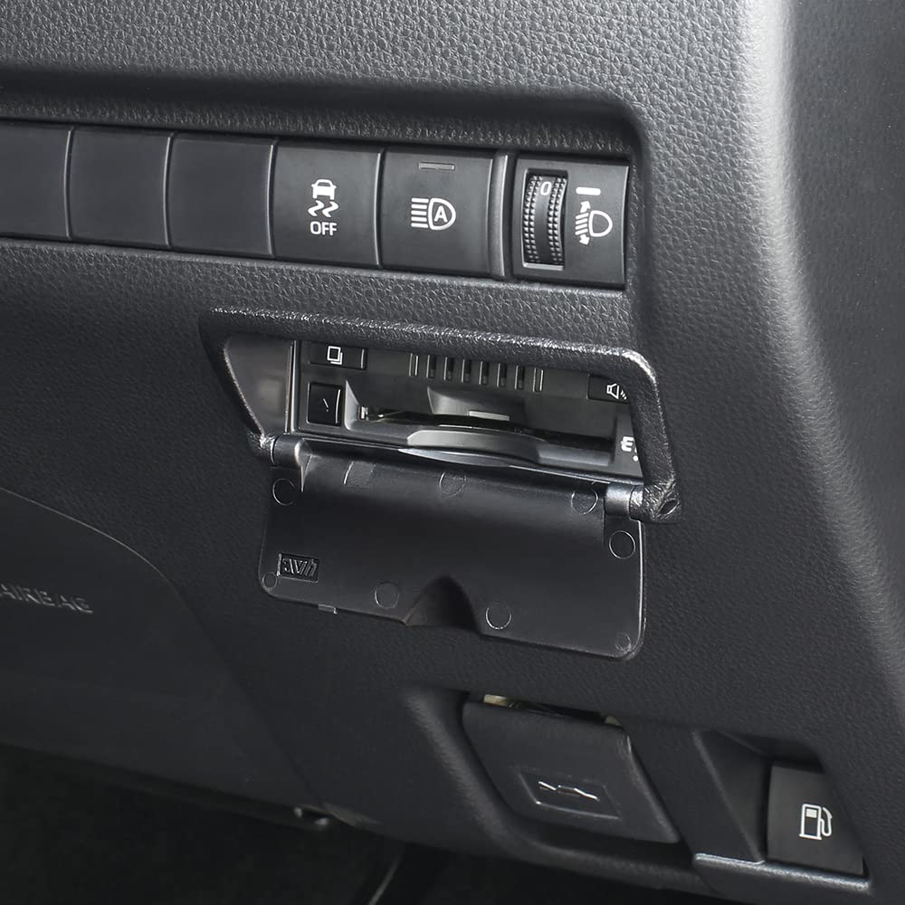 Tsuchiya Yac ETC Abdeckung für Toyota 80er Serie 180 x 100 x Fahrzeugspezifisch Einbau Harrier, Schwarz, 50mm, SY-HR16