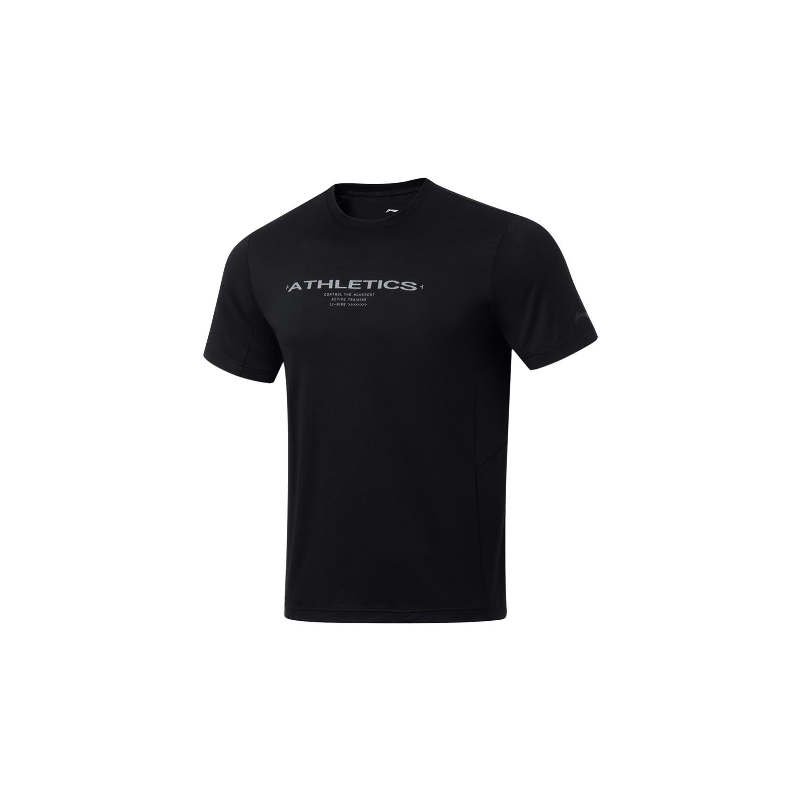 Li Ning Fitness Series T Shirt Men s Black ATST593-5 S