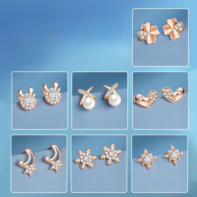 Neue Wochenohrringe für Frauen Valentinstagsgeschenk