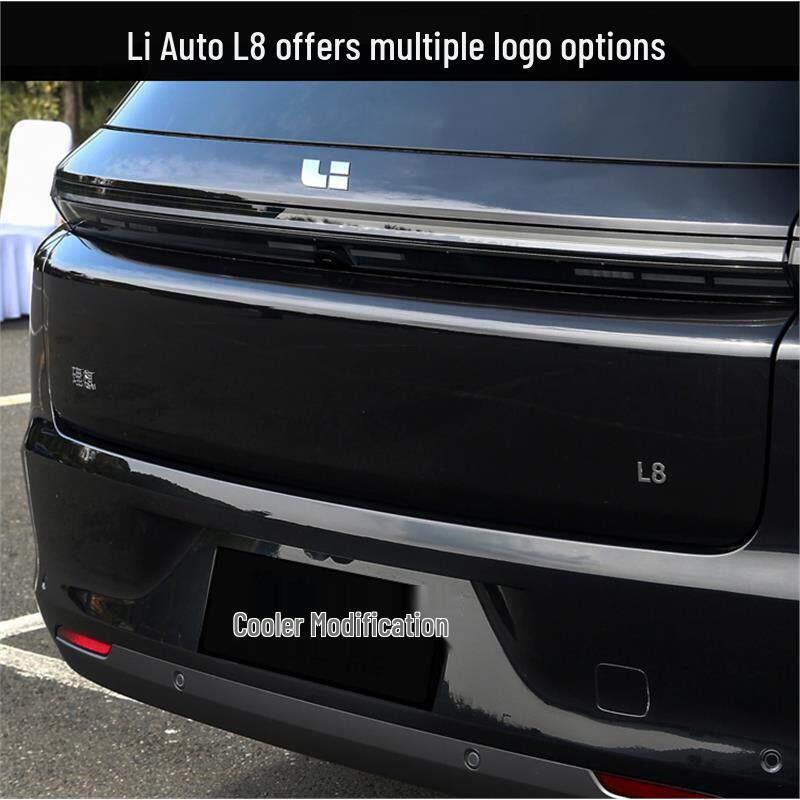 Ideal L9-L6 Black Hood and Tailgate Emblem/Lettering Sticker Set