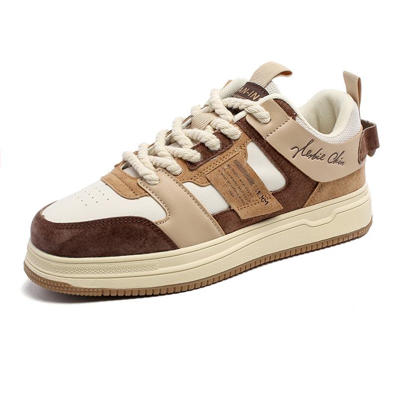 Spring Autumn Brown Chunky Men Casual Shoes Fashion High Quality Designer Sneakers Men Comfortable Men's Sneakers