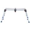 Folding Work Platform, Adjustable Height 360-508 Mm, 226.8 Kg Capacity Aluminum Step Stool, Heavy Duty Non-Slip Platform Ladder, Portable Work Bench