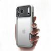 Fashion Heat Dissipation Silicone Frame Case For IPhone 17 Pro Max Air 16 Pro 15 14 Bare-metal Shockproof Camera Protector Cover