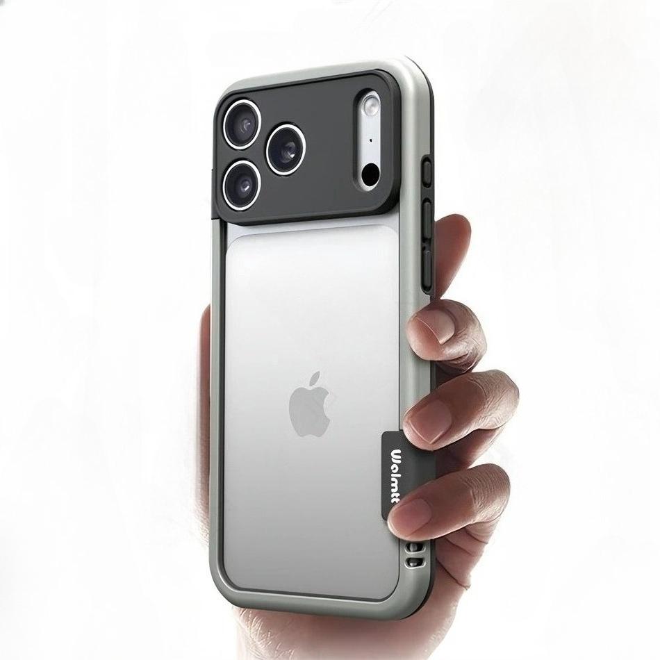 Fashion Heat Dissipation Silicone Frame Case For IPhone 17 Pro Max Air 16 Pro 15 14 Bare-metal Shockproof Camera Protector Cover