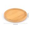 14 Style Round Square Flower Pots Planter Bamboo Tray Wood Gardening Supply Holder Home Decor Anti-Fade Simple Elegant Design