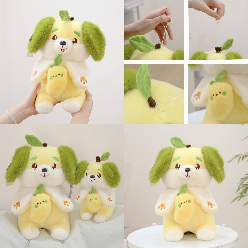 Adorable Mango Dog Plush Toy Super Soft Short Plush Stuffed Animal Doll Gift
