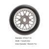 4pcs RC Drift Tire Aluminum Alloy Stable Flexible Drift Car Tyre for   1Celsius28 RC Car