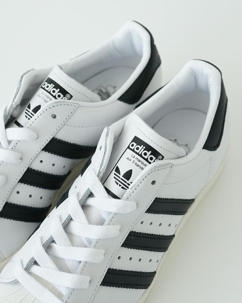 Adidas Originals Superstar 82 Sizes and Core Black Women's Low-Cut Lace-Up Sneakers, NKT57, 24.0cm (JI2025 JI2026), (JI2026)