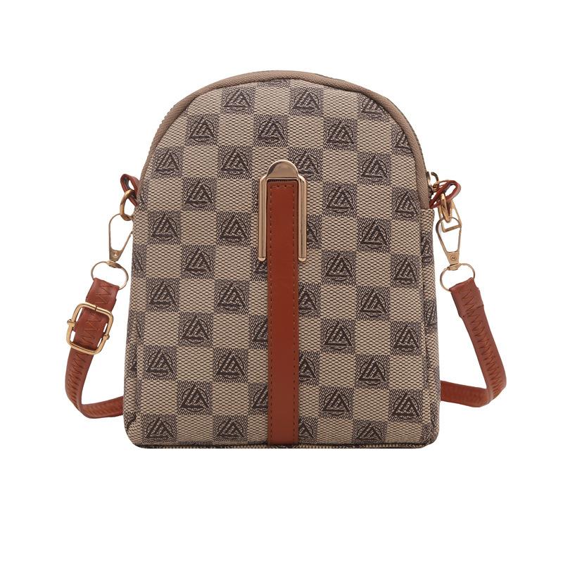 

Модная сумка кроссбоди, новый нишевый дизайн, маленькая квадратная сумка, темпераментный принт, кошелек для мобильного телефона и монет, легкая наплечная сумка